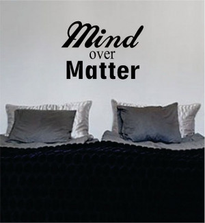 Mind Over Matter The Beatles Quote Decal Sticker Wall Vinyl Art Music