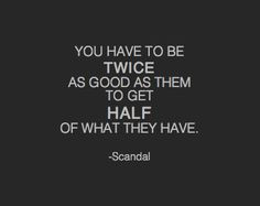 an amazing quote from Scandal about the sacrifices of overcoming ...
