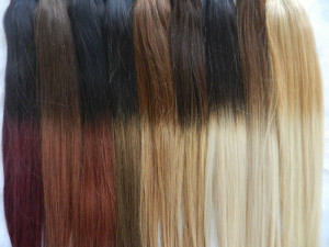 Aliexpress.com : Buy Black Brown Two Tone Color Remy Ombre Color ...
