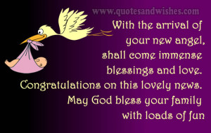 ... wishes and picture messages. Blessings messages for the new born