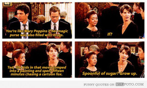 Like Mary Poppins - Funny quotes from How I Met Your Mother with Ted ...