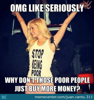 Paris Hilton's Flawless Solution To End Poverty