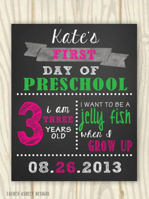 ... Age Center, Diy First Day Of Schools Signs, Chalkboards Printables