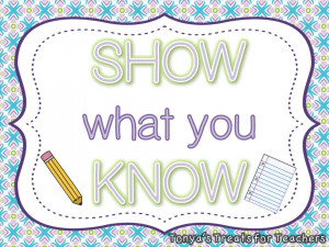 Just a little thank you and a question!