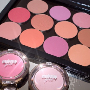 New Makeup Geek blushes! 13 beautiful shades available in both pans ...