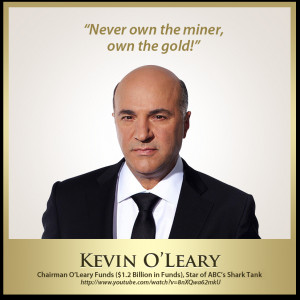 gold mining stocks vs physical gold kevin oleary youre going to see ...