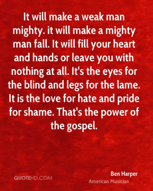Ben Harper Power Quotes