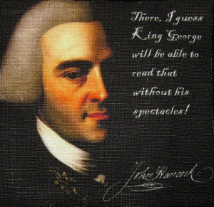 JOHN HANCOCK QUOTE - Printed Patch - Sew On - Vest, Bag, Backpack ...