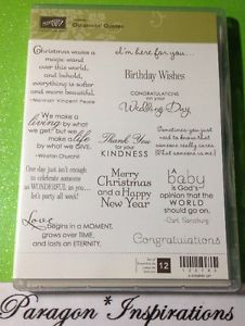 Rare-Retired-Stampin-Up-OCCASIONAL-QUOTES-Holiday-Birthday-Wedding ...