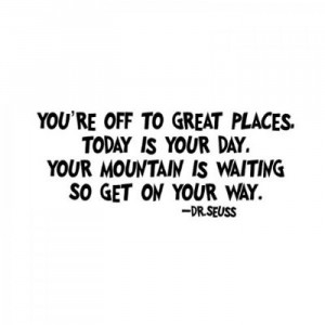 You're off to great places Seuss font 22x12