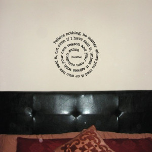 quote_believe_nothing_buddha_spiral_design_wall_word_quote_decal ...