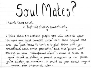 best friends love quote handwritten soul mates myquotes friend quotes ...