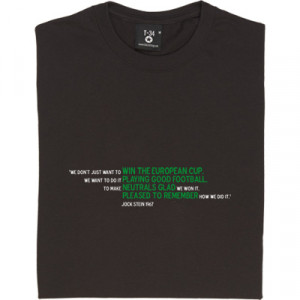 Jock Stein Good Football Quote T-Shirt. We don't just want to win the ...