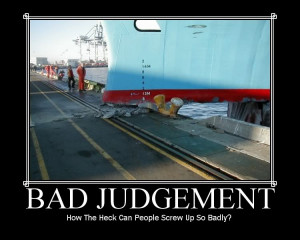 Judgement From Experience Bad