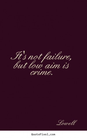 low aim quotes