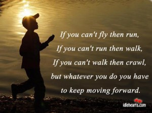 cant fly then run 300x223 Motivational Quote on Keep walking : Keep ...