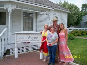 Jim and his lovely wife were able to meet with Aissa and Jennifer ...