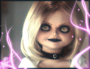 is cuter than Chucky and thats it also she totaly gone crazy in Seed ...