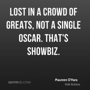 Maureen O'Hara - Lost in a crowd of greats, not a single Oscar. That's ...