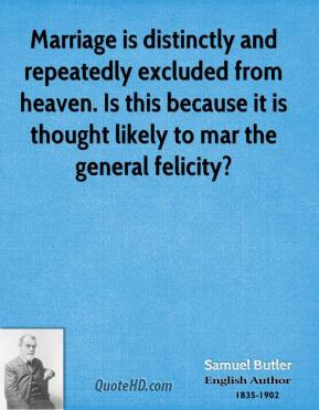 Marriage is distinctly and repeatedly excluded from heaven. Is this ...