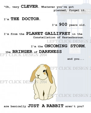 Printable Quotes- 10th Doctor Who 50th Anniversary - Oncoming Storm