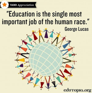 Education quote via www.Edutopia.org