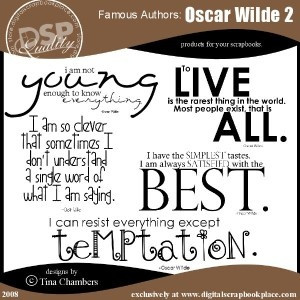Oscar Wilde compilation quotes.