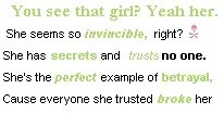 Myspace Graphics > Quotes > see that girl Graphic