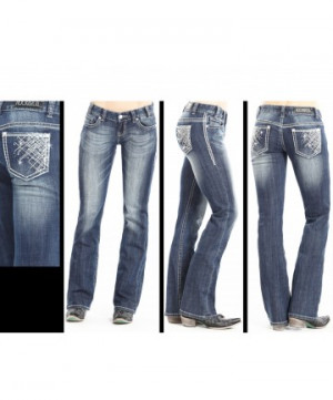 ROCK AND ROLL COWGIRL WOMEN'S LOW RISE BOOT CUT JEANS- STYLE #W0-3631