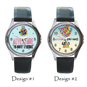 Adventure Is Out There Disney Up Pixar Quotes Round Metal Leather ...