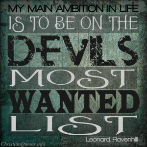 Leonard Ravenhill Quote – Main Ambition