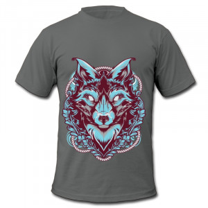 Gildan Boy's Tee-Shirt Wolf Swag Quotes cool art animal T-Shirts ...