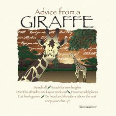 Giraffe quote More