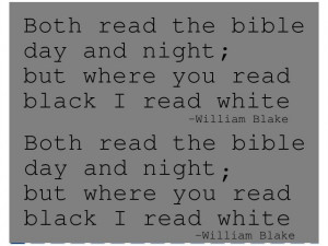 William Blake Quote from Amy Milam's Inexpert Collection