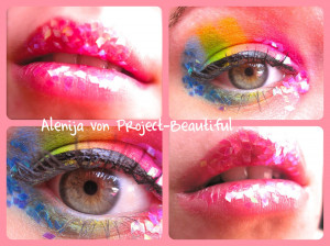 Candy Lips and Rainbow Eyes No 2 by Alenija on deviantART