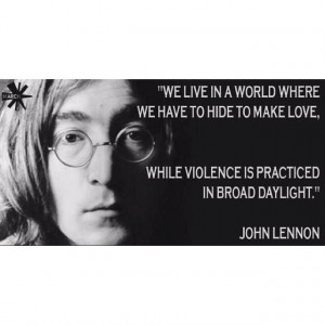 Wise words from John Lennon