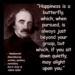 Nathaniel Hawthorne..I had to read twice to actually get it! Tells ya ...