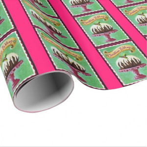 christmas_gift_wrapping_paper_pudding_gift_wrap ...