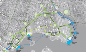 ... and destinations from the South Bronx Greenway Master Plan (2006
