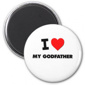 Love My Godfather Fridge Magnets