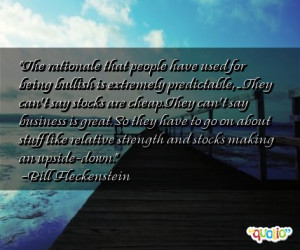 The rationale that people have used for