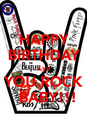 rock on happy birthday gino rock on happy birthday henny you rock ...