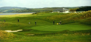 View of the clubhouse from the 10th green