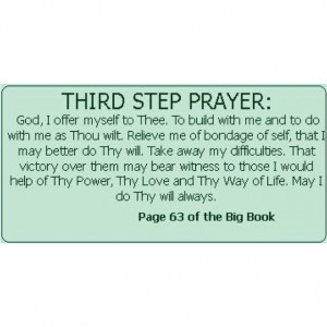 3rd step prayer