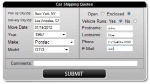 Quick-N-Easy Car Shipping Quotes