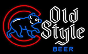 chicago cubs old style beer Images and Graphics