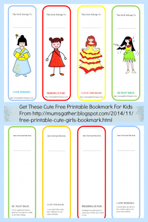 Free Printable Motivational Quotes Bookmark For Kids