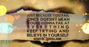 marilyn monroe quotes just because you fail once