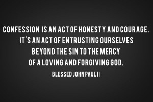 The beauty of Confession