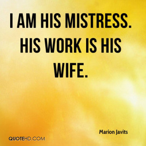 Marion Javits Wife Quotes
